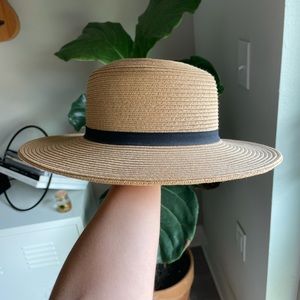 Urban Outfitters Straw Boater Hat